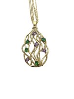 Collana Argento Raro Donna in Argento Pietre dure CV - CV